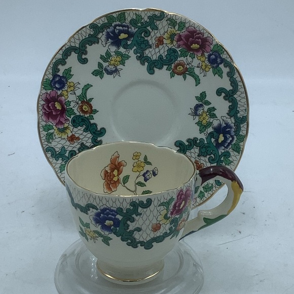 Vintage Royal Cauldon Victoria Demitasse Cup and Saucer - Picture 2 of 12
